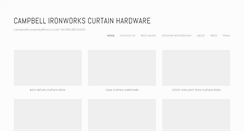 Desktop Screenshot of campbellironworks.com