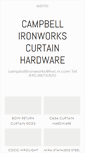 Mobile Screenshot of campbellironworks.com