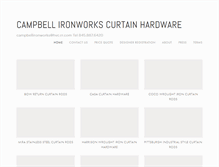 Tablet Screenshot of campbellironworks.com